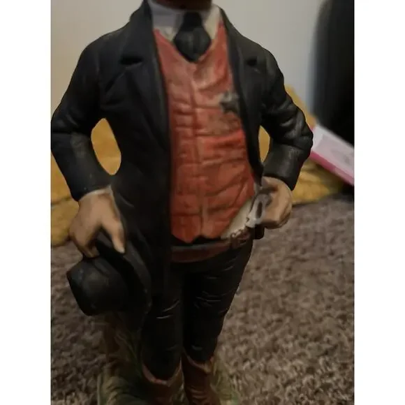 Vintage McCormick Whiskey Decanter Lot Jesse James Wyatt Earp Western Empty